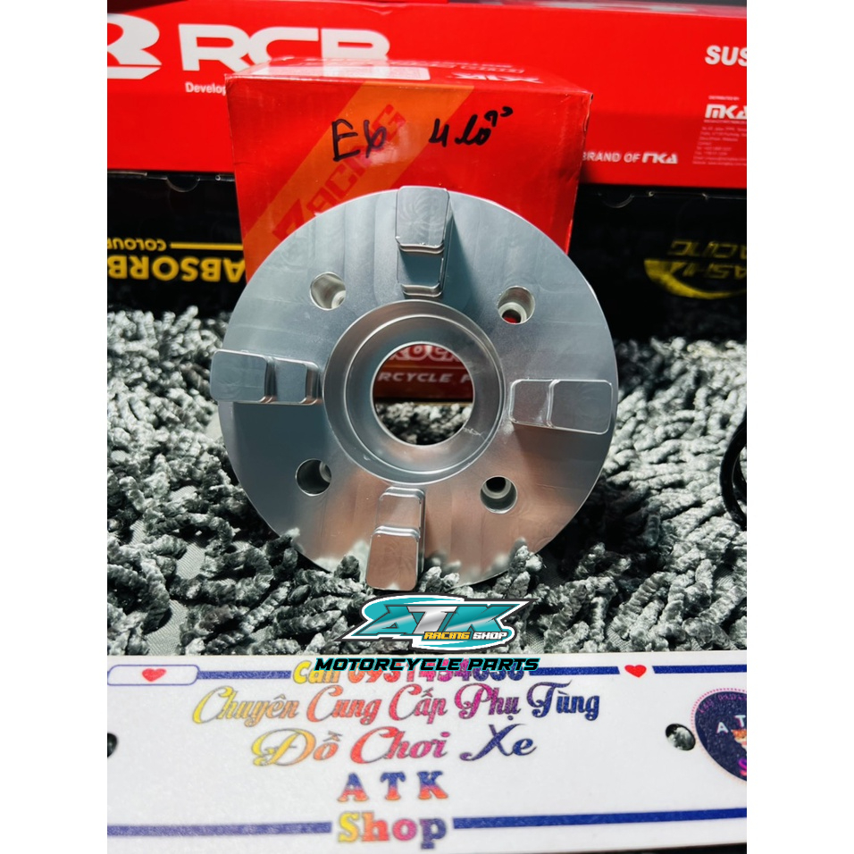 Combo cùi dĩa cnc 4 lỗ dành cho xe Ex135 Ex150 Ex155 và ốc salaya mẫu thái hàng chính hãng X1R