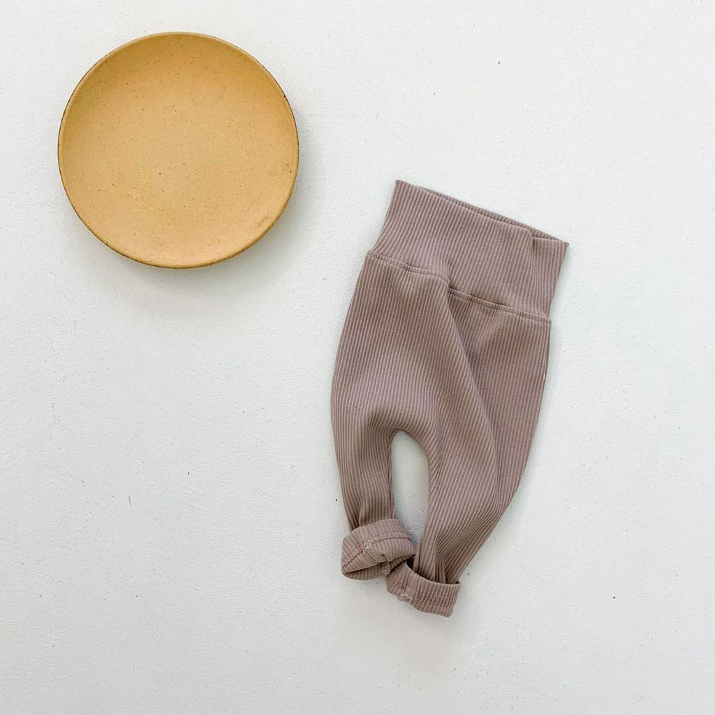 Quần dài màu trơn xinh xắn phong cách Hàn Quốc cho trẻ em