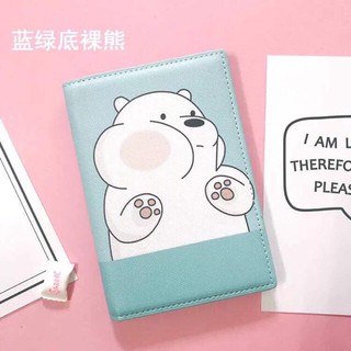 (Combo 3 ví) VÍ ĐỰNG HỘ CHIẾU WE BEAR BARE