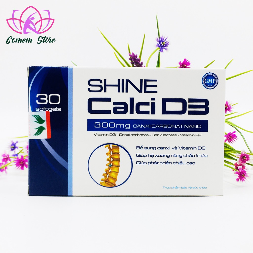 Shine Calci D3 - Bổ sung Canxi Cho Cơ Thể