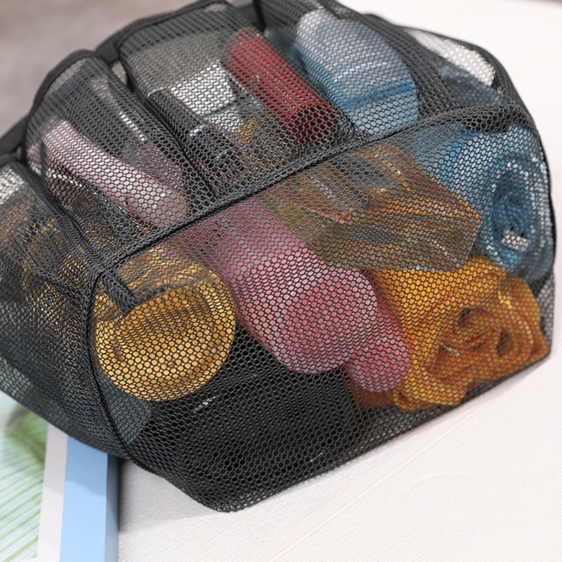 Túi Lưới Đựng Giày Dép Nhà Tắm Nhanh Khô Có Hai Tay Cầm Tiện Dụng