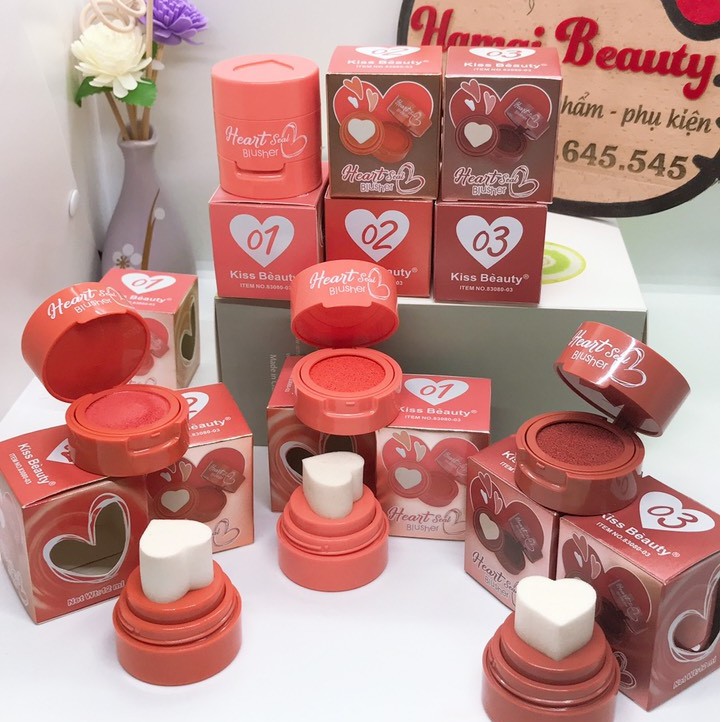 Má hồng cushion trái tim HeartSeal Kissbeauty | BigBuy360 - bigbuy360.vn