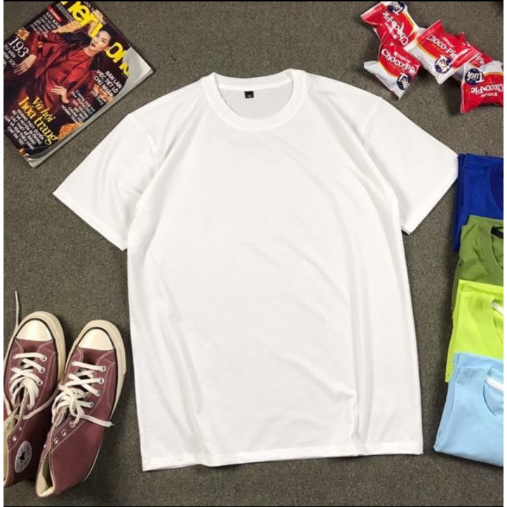 Áo phông JUST-P trắng tay ngắn không cổ giá rẻ | BigBuy360 - bigbuy360.vn