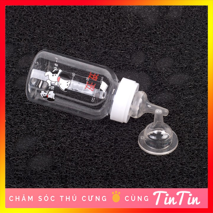 Bình ti bơm sữa cho chó mèo sơ sinh 120ml #Tintin Pet Store