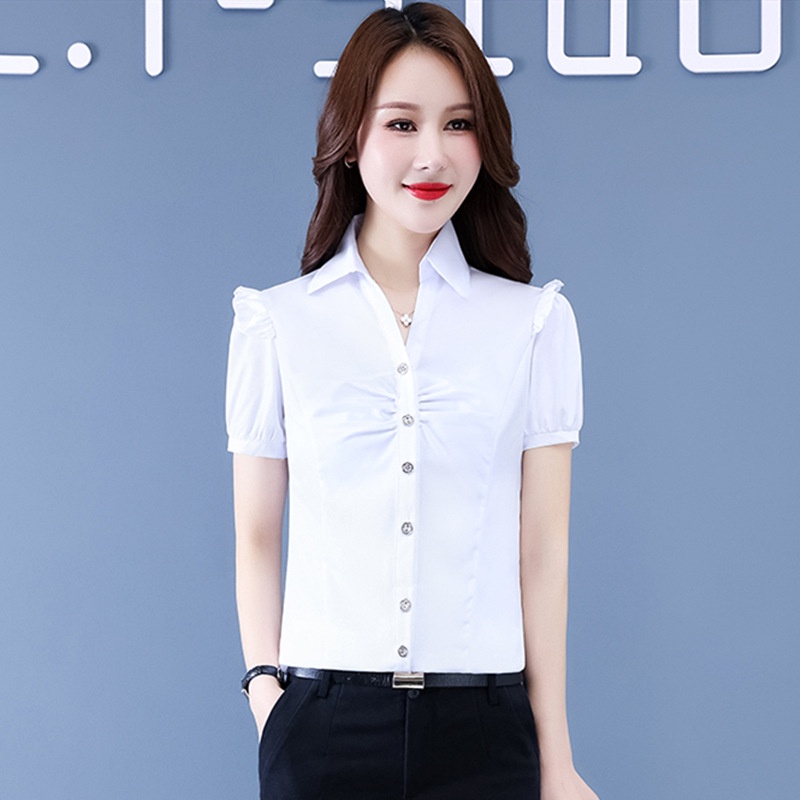 Áo sơ mi SIXSISTERS tay dài màu trơn hợp thời trang dành cho nữ