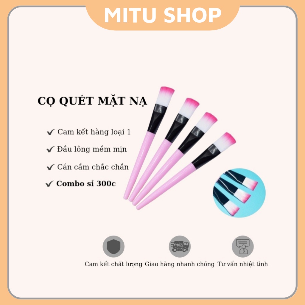 Sỉ 300 cọ quét mặt nạ, cọ đắp nạ, cọ mask, cọ trang điểm hàng loại 1 bao đẹp