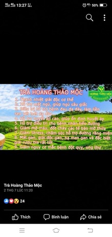 Trà HOÀNG THẢO MỘC gói 200 gram