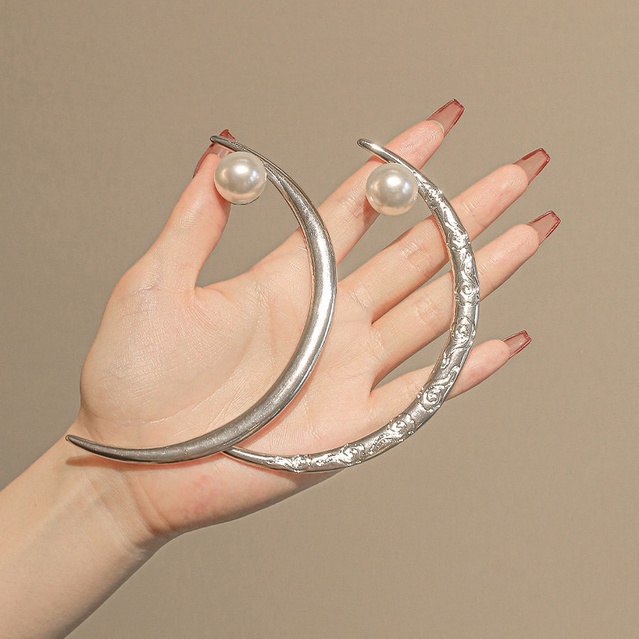 Hàng Mới Về Mới Trâm Cài Tóc Hình Bán Nguyệt Phong Cách Retro Cho Nữ