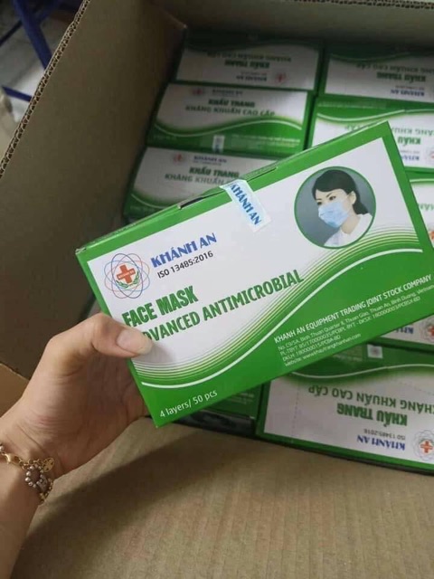 1 Hộp khẩu trang vina facemask ( Hop 50 cái ) | BigBuy360 - bigbuy360.vn