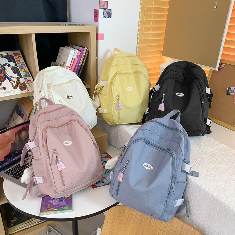 Balo Prettyzys phong cách Hàn Quốc thời trang 2022 cỡ 14inch dành cho nữ sinh