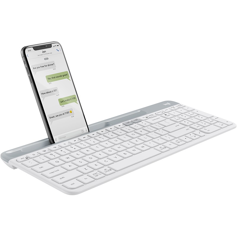 Bàn phím không dây bluetooth Logitech K580 Slim Multi device - Kết nối đa thiết bị | BigBuy360 - bigbuy360.vn