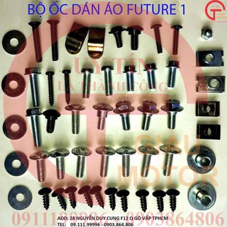 BỘ ỐC DÀN ÁO CHO XE FUTURE 1