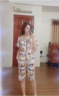 Bán sỉ bộ lụa hoạ tiết
