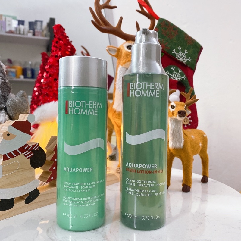 Nước hoa hồng cho nam toner Biotherm homme aquapower fresh lotion in gel