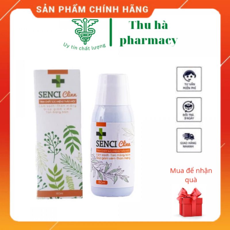 SENCI Clinn tinh chất xúc miệng thảo mộc, chai 250ml