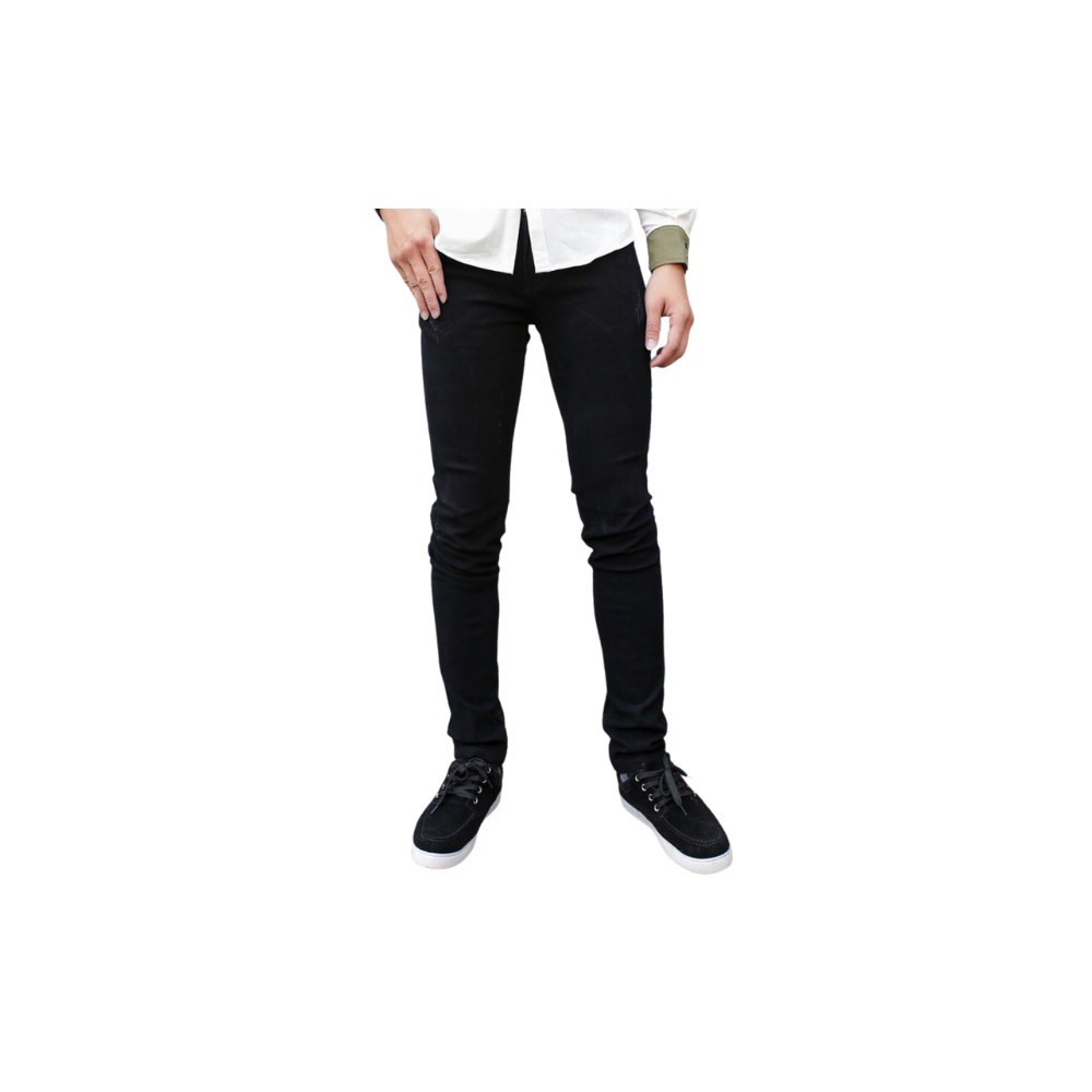 HCM Quần Jean Nam Đen Trơn Siêu Hot CT179