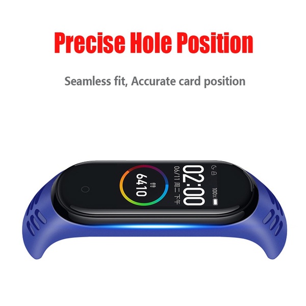 Dây đeo sợi nylon thích hợp cho đồng hồ thông minh Xiaomi Miband 6 5 4 3