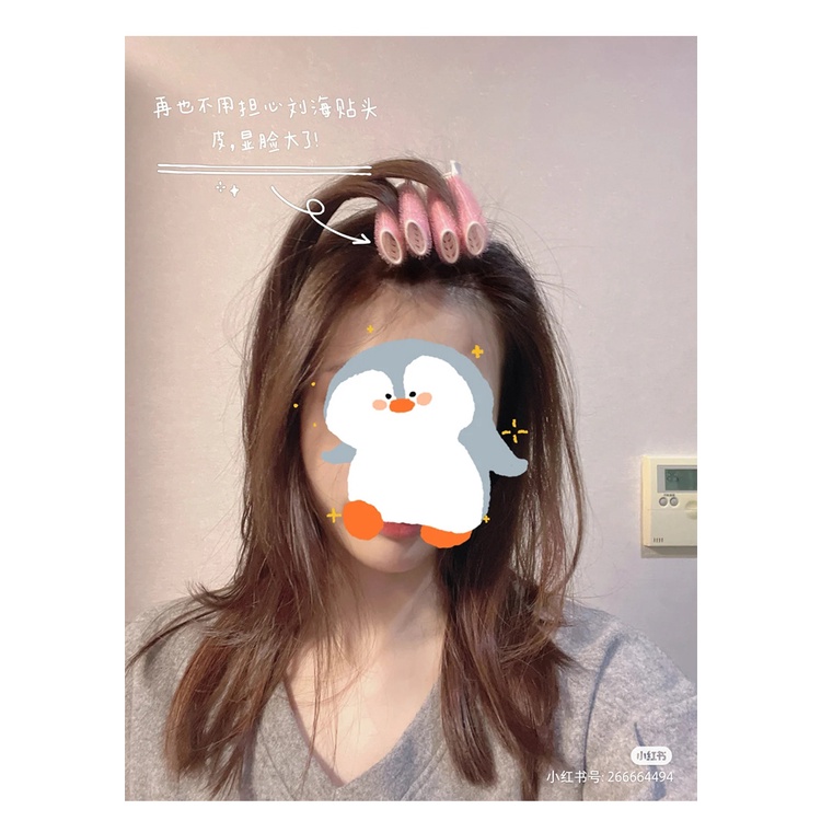 Set 2 lọn uốn làm bồng tóc nhỏ gọn tiện dụng