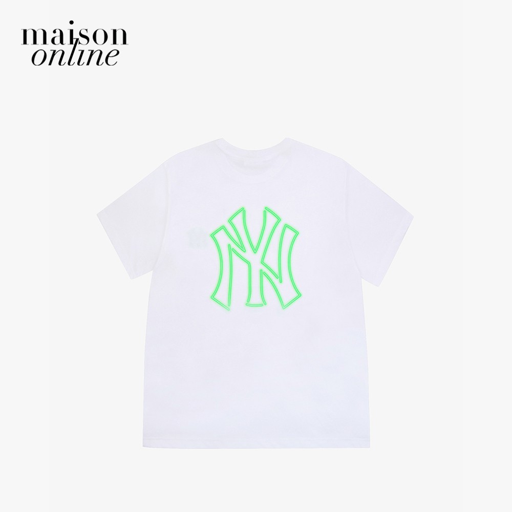 MLB - Áo thun cổ tròn ngắn tay Neon Art Big Logo 31TSN3031-50W