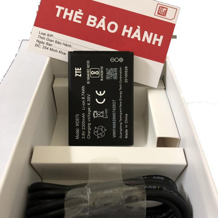 [GIÁ SỈ] PIN CỦA BỘ PHÁT WIFI SIM 4G LTE QUẢ TRỨNG ZTE WD670 - PIN TRÂU [SALE]