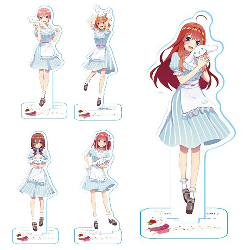 Mô hình nhân vật mica acrylic standee Gotoubun no Hanayome Nhà có năm nàng dâu ver THỎ in hình anime chibi