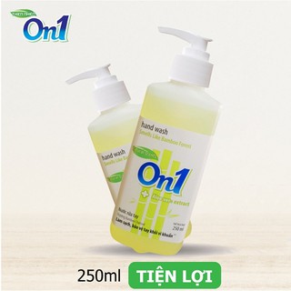 Nước Rửa Tay Sạch Khuẩn On1 BamBoo Charcoal 250ml