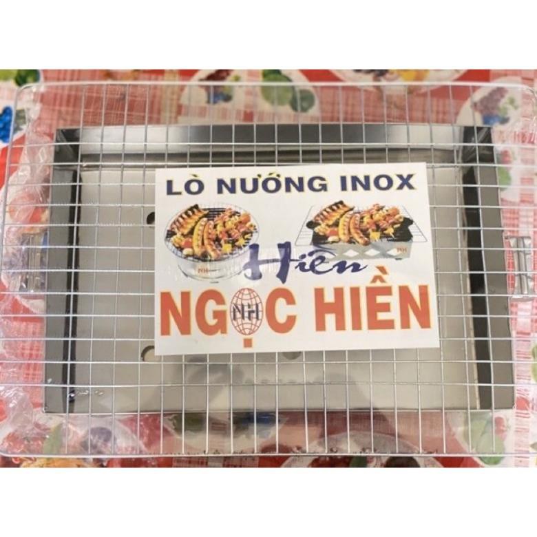 Lò Nướng Than Ngọc Hiền Chất Liệu Inox Cao Cấp.