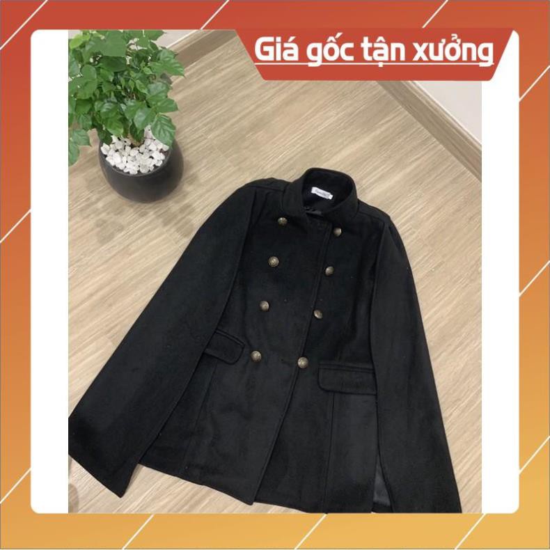 Áo dạ cape- áo dạ choàng tay cánh dơi- chất liệu dạ mịn cao cấp | BigBuy360 - bigbuy360.vn