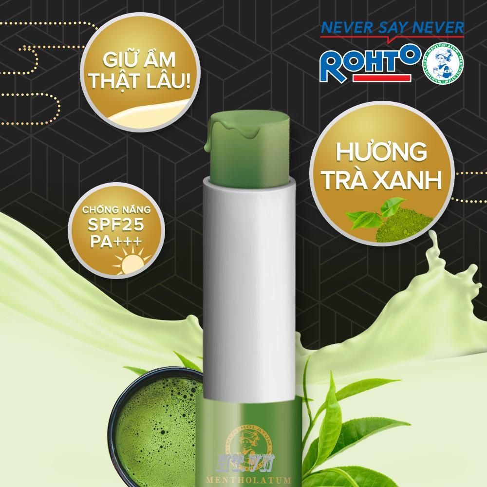 Son Dưỡng Lipice Sheer Color Q 2.4g Matcha Hương Trà Xanh Chính Hãng