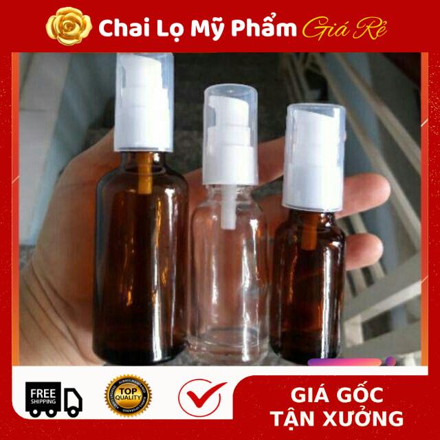 Chai Chiết Mĩ Phẩm ❤ RẺ VÔ ĐỊCH ❤ Chai thủy tinh xịt giọt 15ml,20ml,30ml chiết mỹ phẩm, dầu gội, serum, sữa tắm .
