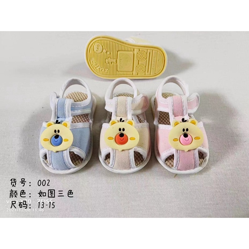 Dép tập đi đế kếp quai dán (đế cao su chống trượt)