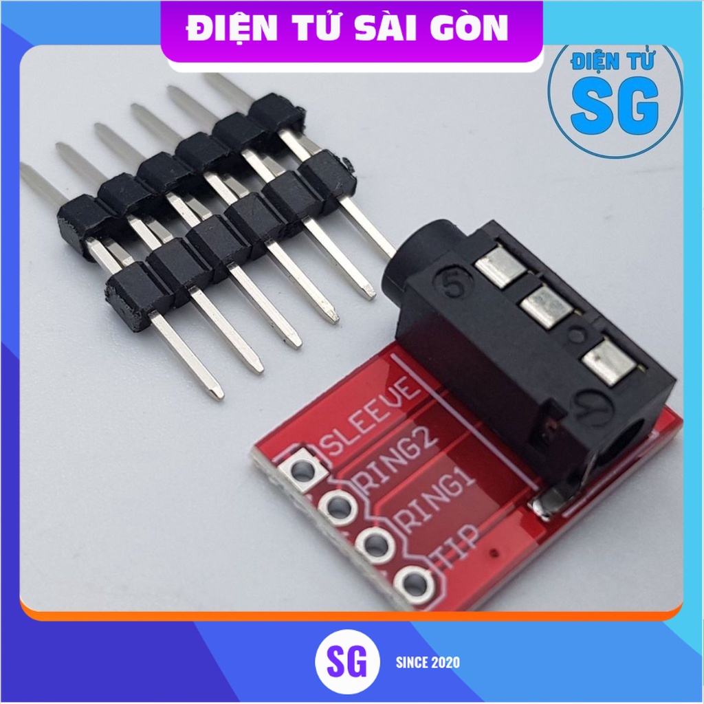 Đế ra chân jack âm thanh 3.5mm (4 chân)