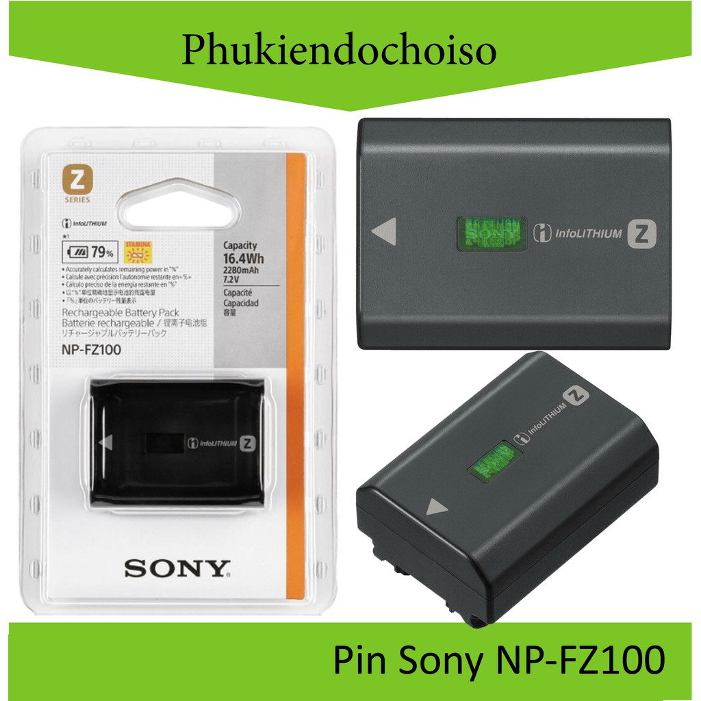 Pin + Sạc Sony NP-FZ100