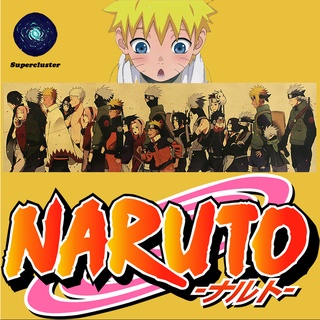 Poster Phim Anime Naruto Team 7, Kích Thước 71x20cm