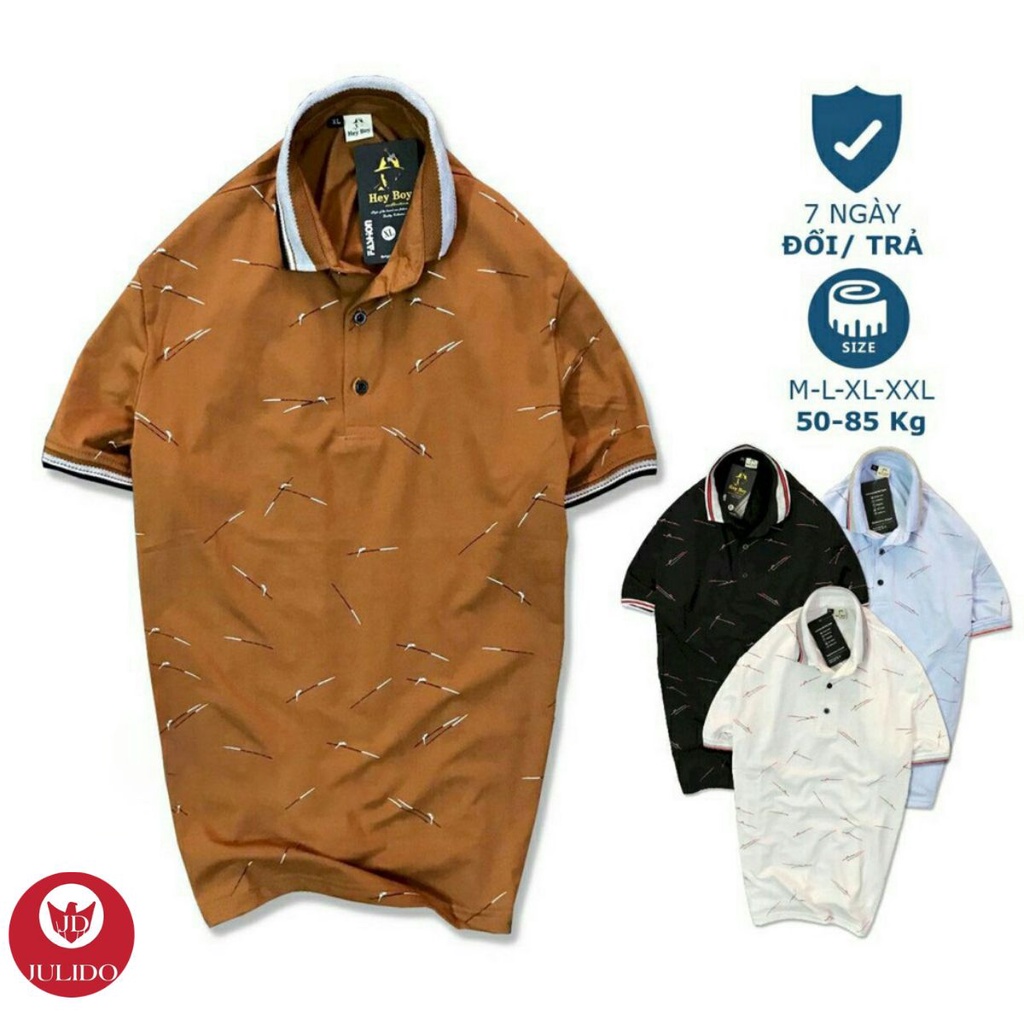 Áo Thun Polo Nam có cổ ,thun cao cấp from chuẩn, thiết kế phong cách sang trọng JULIDO