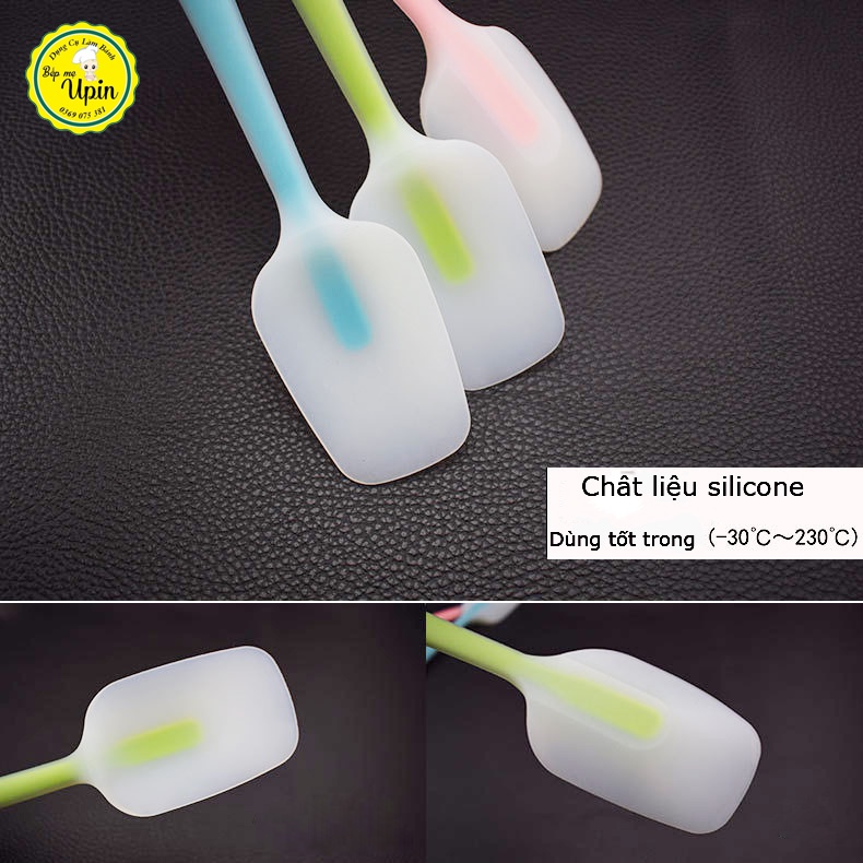 Thìa vét bột Spatula silicon mặt trong