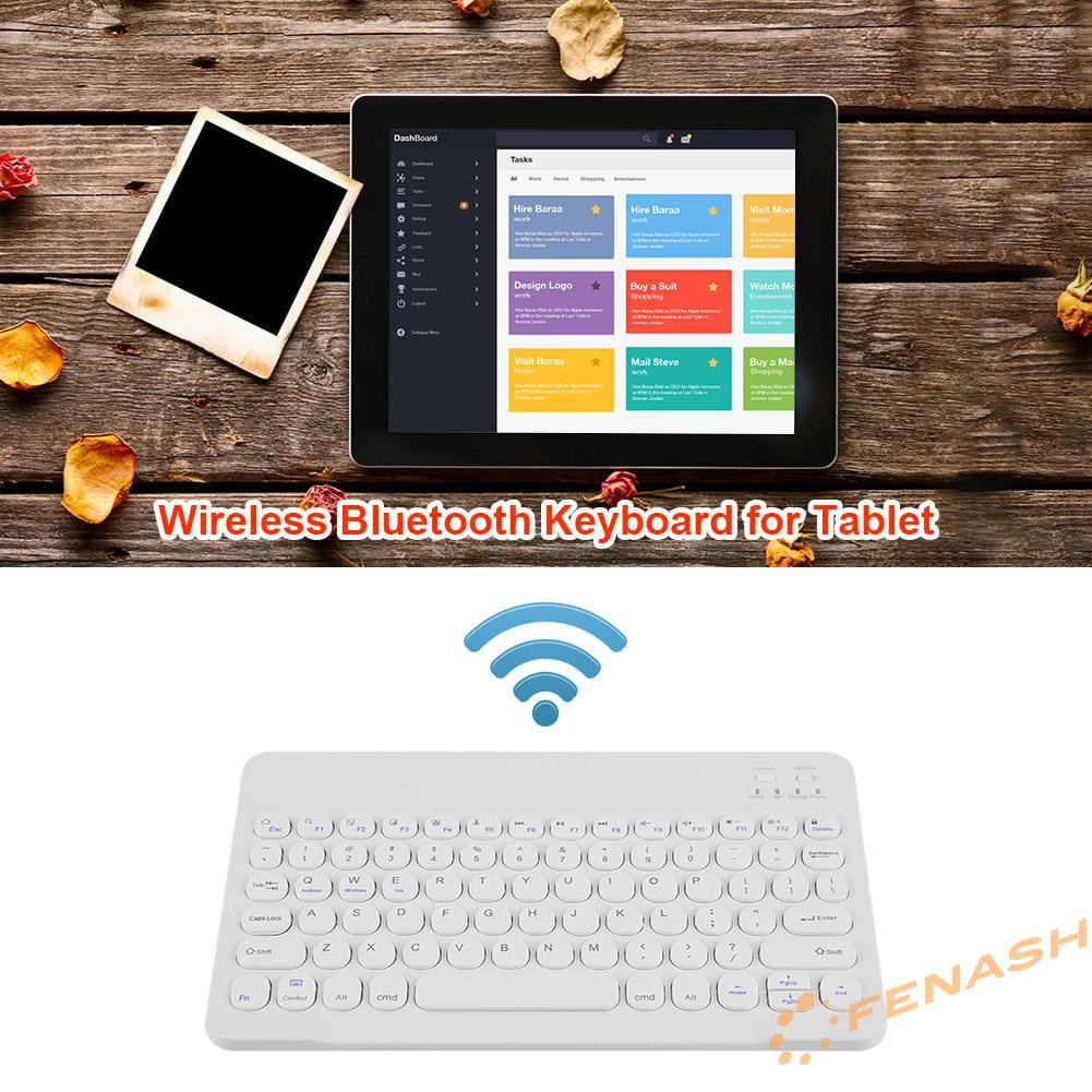 Bàn Phím Tròn Bluetooth Đa Năng Cho Ios Android Phone Tablet Pc