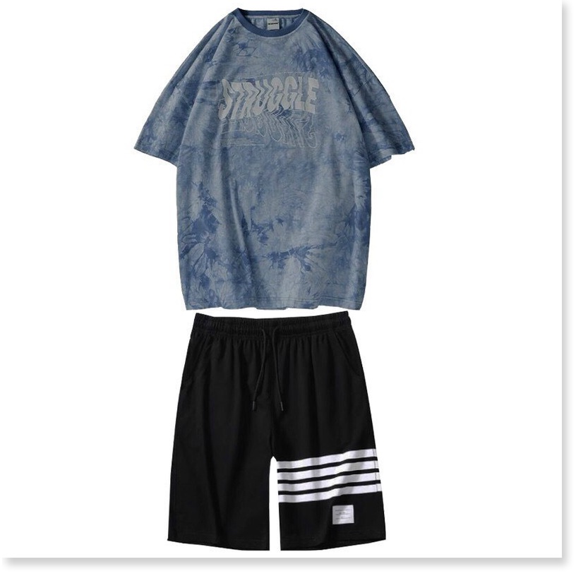 SET BỘ ĐỒ THUN HÈ NGẮN THỂ THAO CỰC CHẤT THỜI TRANG KME FASHION