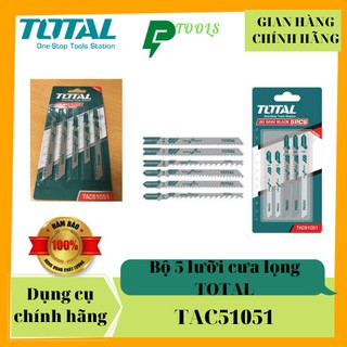 Bộ lưỡi cưa lọng 5 chi tiết total tac51051