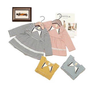 Combo 12 Đầm cotton bé gái