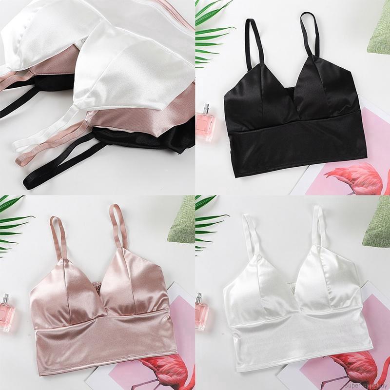 Women Sexy V-Neck Bras Beautiful Backs Bottoming Triangle Cup Underwear