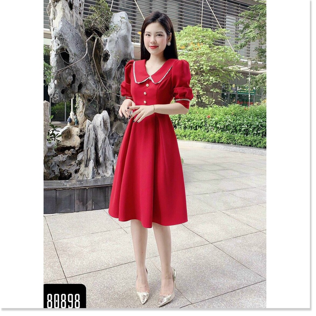 ĐẦM FORD ĐÍNH NGỌC CHẤT LIỆU VÔ CÙNG THOÁNG MÁT LANA FASHION