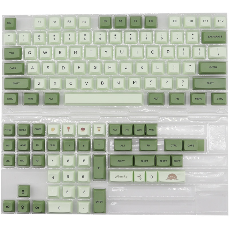 Nút Bàn Phím Cơ Học Tiếng Anh Nhật Bản PBT 124 Phím