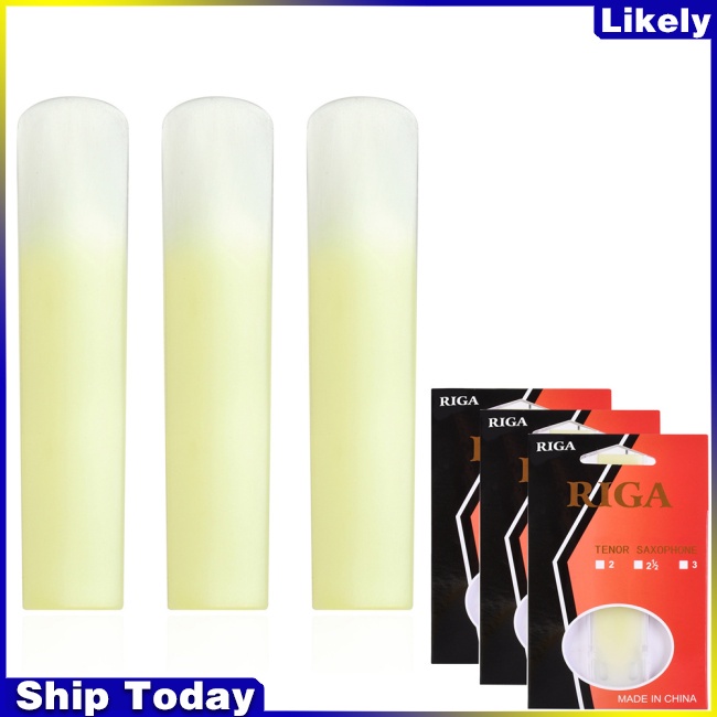 Bộ 3 Giăm Kèn Saxophone Bằng Nhựa Resin Chống Mài Mòn