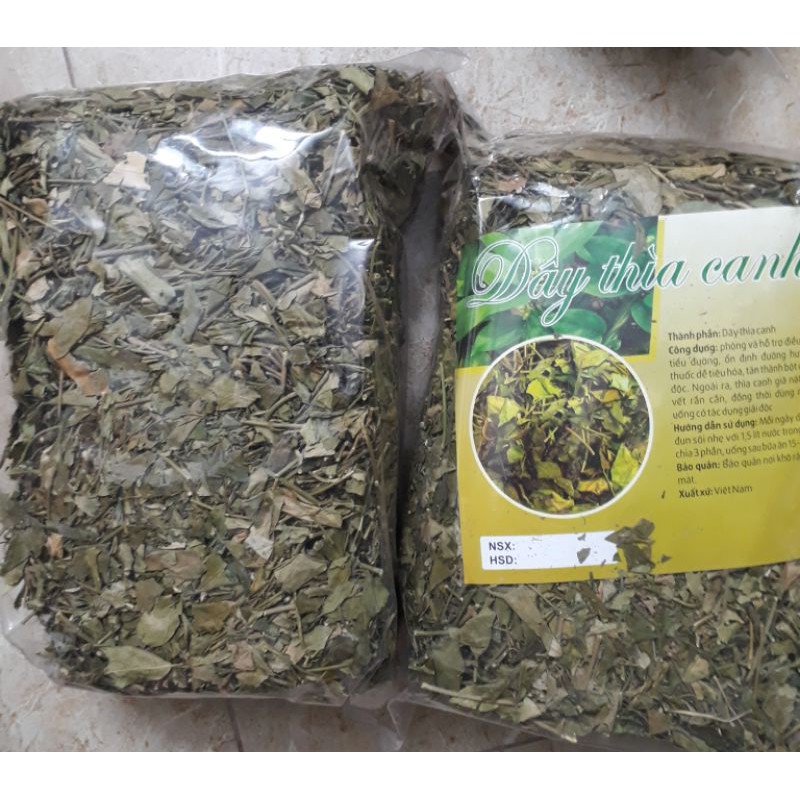 Dây thìa canh (0,5kg), thìa canh khô, trà dây thìa canh, cho người tiểu đường, mỡ máu, huyết áp cao, xanh đẹp, thơm phức