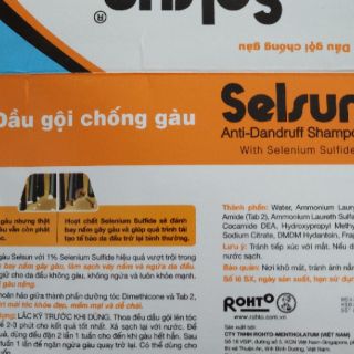 Dầu Gội Chống Gàu Selsun (1 gói)