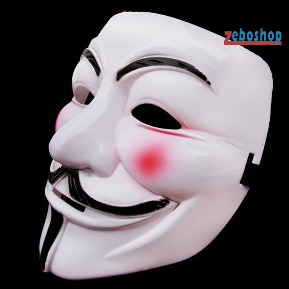 Mặt Nạ Hóa Trang Anonymous Hacker V for Vendetta Master Dịp Halloween