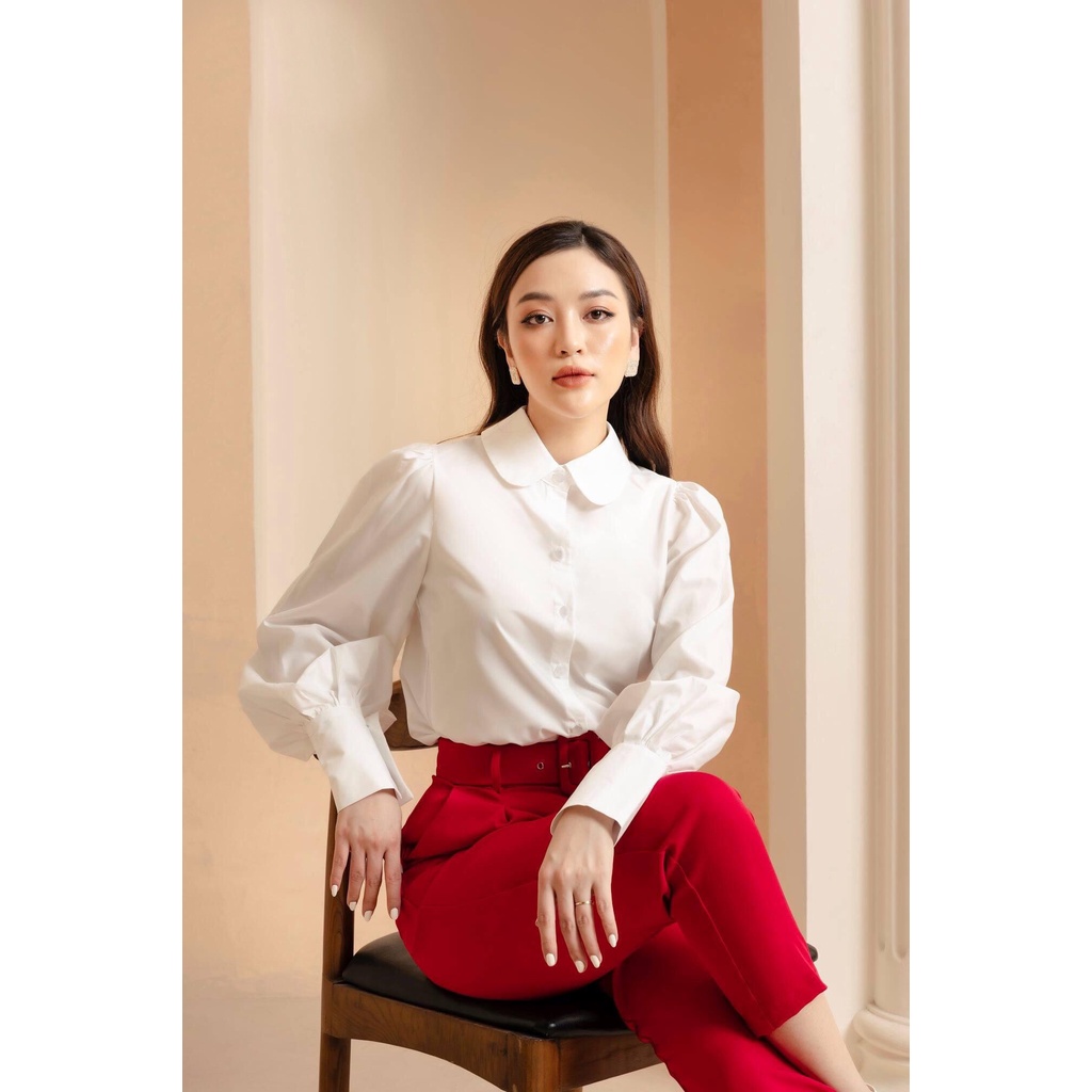 Set sơ mi + quần âu thanh lịch S22 - Xưởng May Trang Huyền - (Mã sản phẩm bán trên LIVESTREAM) | BigBuy360 - bigbuy360.vn