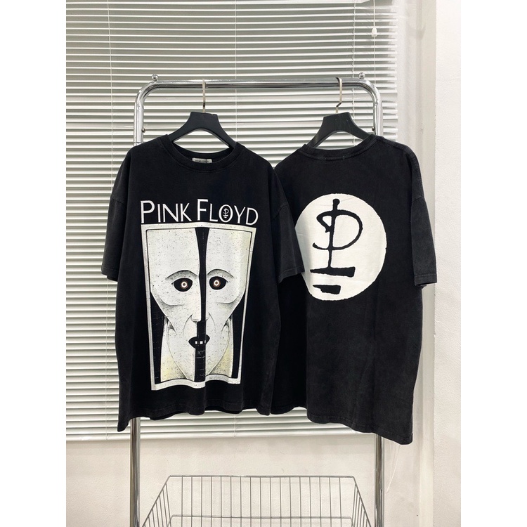 Áo thun vintage pink floy rockband unisex oversize