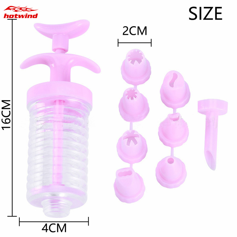 Set 8 Đui Bắt Kem + Ống Bơm Làm Bánh Quy Thiết Kế Tiện Dụng